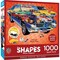 MasterPieces; Contours Road Trippin 1000 Piece Hot Rod Shaped Jigsaw Puzzle Recycled Material; Category:Puzzle Games; Image:2
